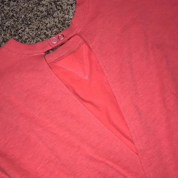 Women's Pink Sweatshirt and Shorts Set - Picture 8 of 11